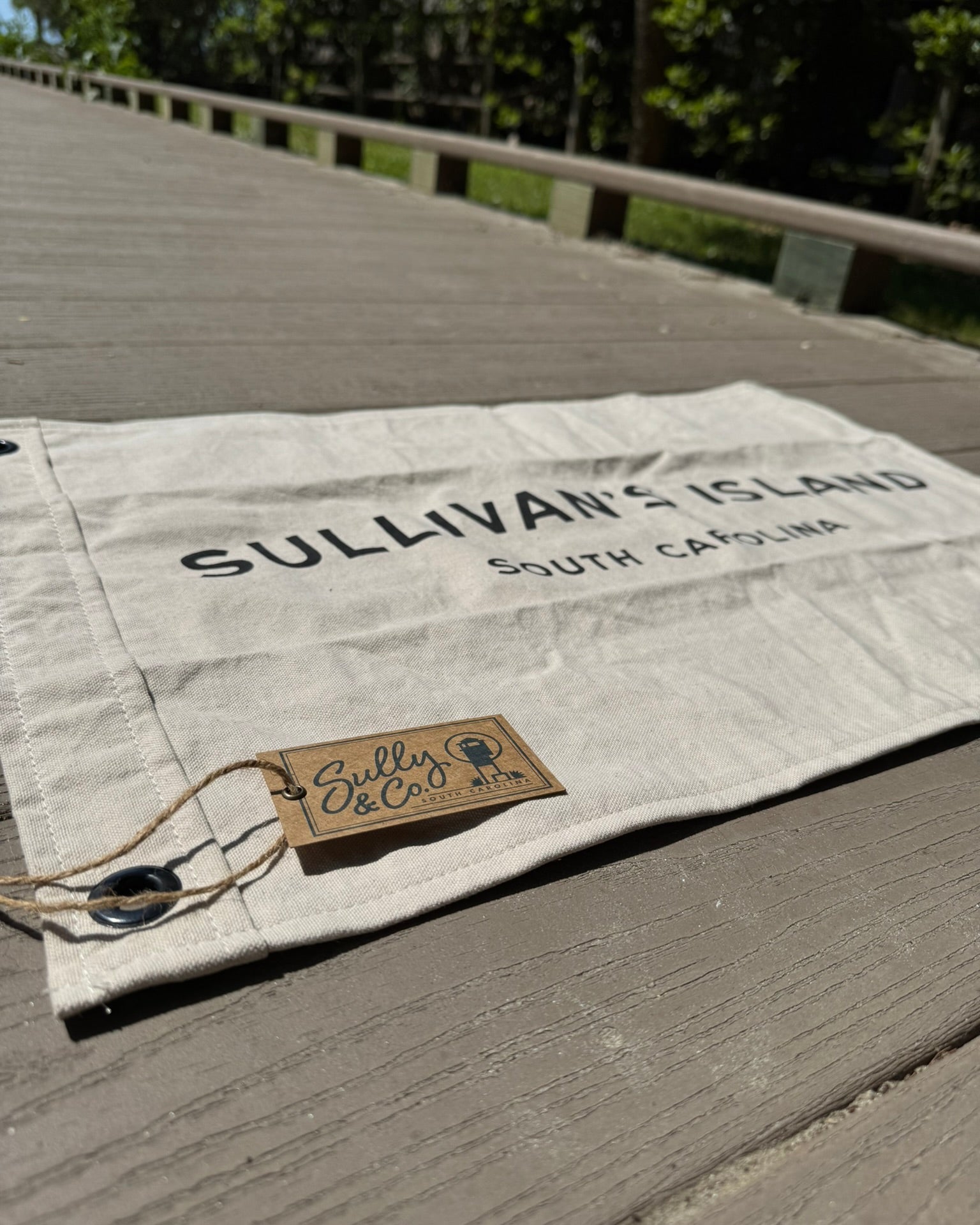 The Sullivan’s Island Hand-Painted Canvas Flag