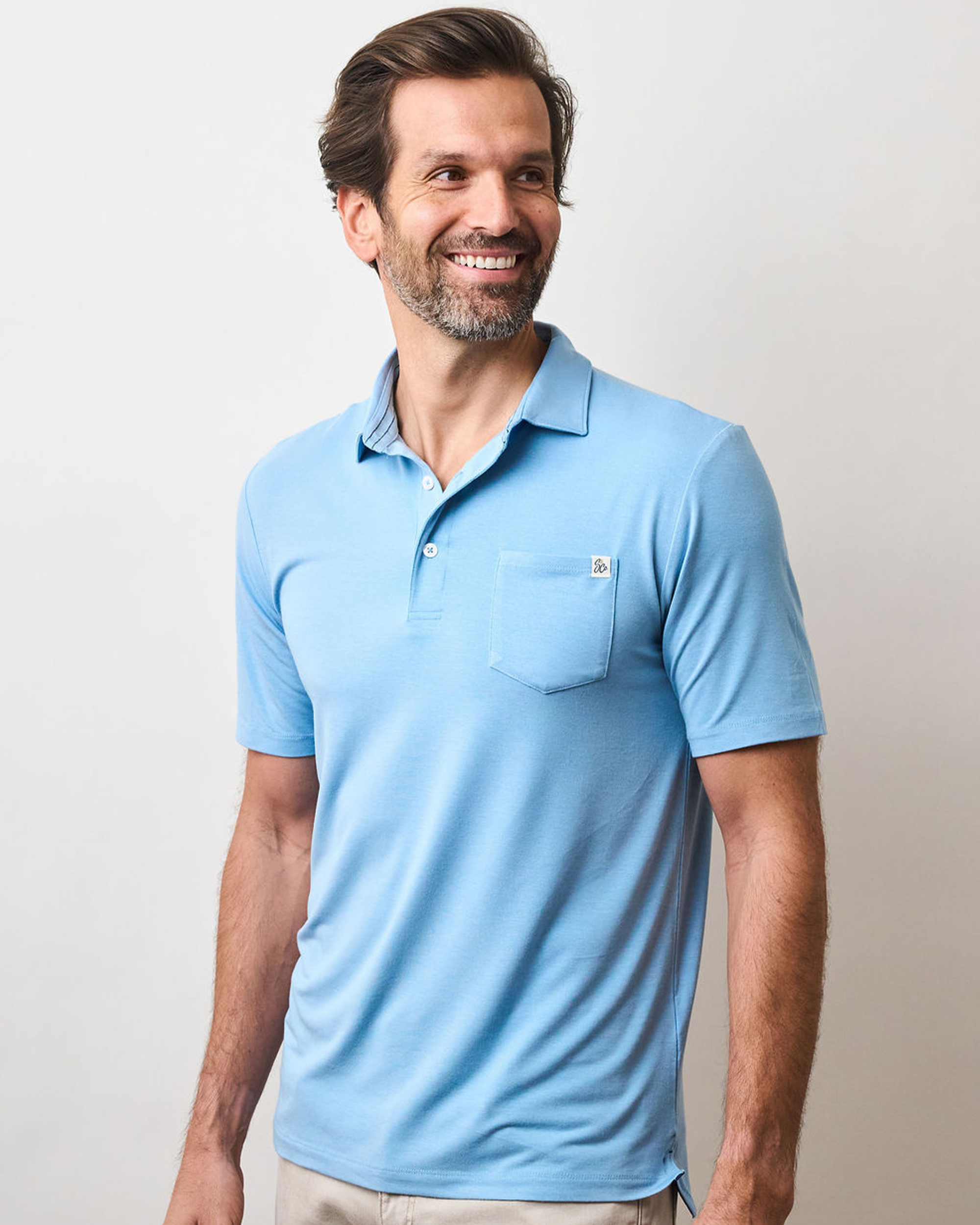 Coastal Soft Stretch - Drift Blue