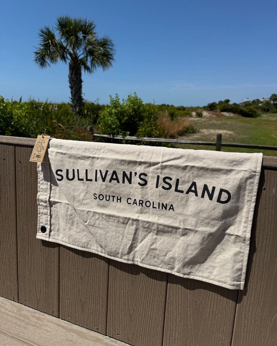 The Sullivan’s Island Hand-Painted Canvas Flag